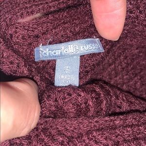CHARLOTTE RUSSE MAROON SWEATER